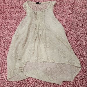 Lace & Floral Tank Top